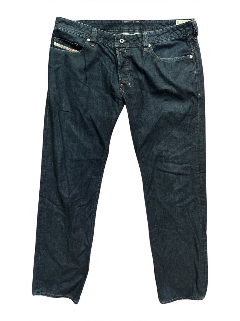 DIESEL Safado Denim Regular Slim Straight Jeans Dark Wash 38 Waist 32 Inseam